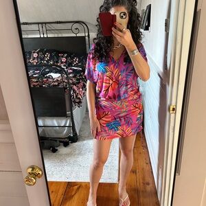 Vibrant Bathing Suit Coverup